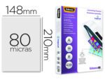 Bolsa De Plastificar Fellowes Brilho Din A5 80 Microns Pack 100 Unidades