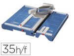 Cisalha Profissional Dahle 867 de alavanca. Formato A3, metálica. Capacidade de corte 35 folhas.