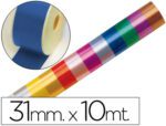 Fita Fantasia, cor azul, medida 10Mt. X 31 mm.
