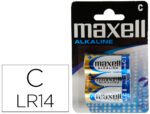 Pilha Maxell Alcalina 1,5 V Tipo C Lr14 Blister De 2 Unidades