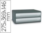 Bloco Classificador Cep Moov Up. Com 2 gavetas, formato 275X369X147. Cor cinza.