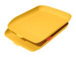 Tabuleiro De Secretaria Em Plastico Leitz Cosy Conjunto De 2 Unidades Amarelo