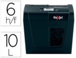 Destruidora de Documentos Rexel Secure X6 eu. Capacidade 6 folhas, com agrafes e clips. Cesto de papéis 10 litros.
