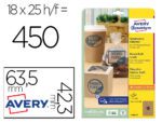 Etiqueta Adesiva Avery Kraft, efeito cartão Oval 63,5X42,3 mm. Removível para laser e tinteiro.