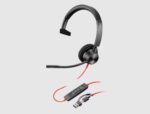 Auricular Plantronics Blackwire 3310 Diadema, Monaural cabo Usb-A.