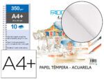 Bloco de Desenho águarela Sadipal Fabriano colado. Formato A4, com 10 folhas.