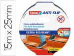 Fita Antideslizante Adesiva Tesa uso interior / exterior, cor preto, medida 15 Mt. X 25 mm.