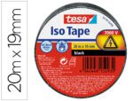Fita Adesiva Isoladora Tesa, medida 20Mt. X 19 mm., cor preto.