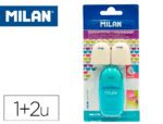 Apara Lápis Milan Capsule plástico borracha+ 2 recargas