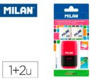 Apara Lápis Milan compact Touch Duo com borracha+ 2 recargas