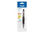 Lapiseira Milan Capsule Slim 0,5 mm. + 2 recargas de borracha em Blister.