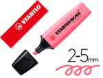 Marcador Fluorescente Stabilo Boss 70, cor pastel Fucsia gelado.