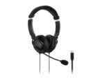 Auriculares Kensington Hi-Fi com Microfone, cabo Usb-C com 182 cm.