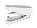 Agrafador Fellowes easypress Lx850 proteção antibacteriana. Capacidade 25 folhas. Usa agrafes 24/6 e 26/6. Cor branco