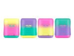 Apara Lápis Milan compact Sunset plástico. Dois usos. Cores sortidas.