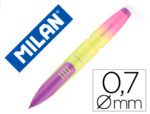 Lapiseira Milan compact Smm.et 0,7 mm. com borracha, cores sortidas.