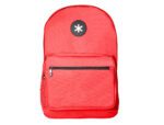 Mochila para Portátil 15,6" Antartik com pega e bolso frontal com fecho. Cor vermelho, medidas 320X140X430 mm.