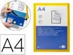 Moldura Porta Anuncios Liderpapel Magnetica Din A4 Suporte Adesivo Removivel Cor Amarelo