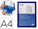 Moldura Porta Anuncios Liderpapel Magnetica Din A4 Suporte Adesivo Removivel Cor Azul
