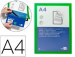 Moldura Porta Anuncios Liderpapel Magnetica Din A4 Suporte Adesivo Removivel Cor Verde