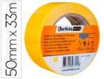 Fita Adesiva Tarifold para marcação e sinalização de chão, medida 33 Mt. X 50 mm. cor amarelo.