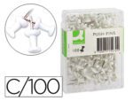 Alfinetes de Sinalização. Cor branco. Caixa com 100 unidades.