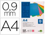Capa de Encadernação Liderpapel cartão. Formato A4 de 0,9 mm. Cor rosa fluor, pack de 50 unidades.