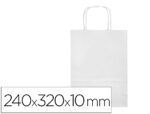Saco De Papel Q-Connect Celulose Branco S Com Asa Torcida 240X320X10 Mm