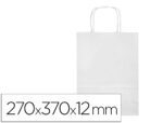 Saco De Papel Q-Connect Celulose Branco M Com Asa Torcida 270X370X12 Mm