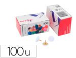 Pioneses Lismania Office Cor Branco Caixa De 100 Unidades