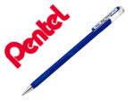 Roller Gel Pentel K110 Mattehop, cor azul, ponta de 1 mm.