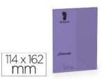 Envelope Rossler Coloretti C6. Cor lilás. Formato 114X162 mm. Pack de 5 unidades.