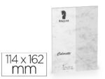 Envelope Rossler Coloretti C6. Cor mármore cinza. Formato 114X162 mm. Pack de 5 unidades.