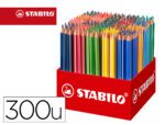 Lápis de Cor Stabilo Trio Az School, pack de 300 unidades, 20 cores sortidas.