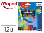 Lápis de Cor Maped Color Peps Infinity. Caixa com 12 cores sortidas.