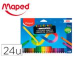 Lápis de Cor Maped Color Peps Infinity. Caixa com 24 cores sortidas.