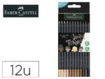 Lápis de Cor Faber Castell Black edition. Tons de pele. Caixa com 12unidades, cores sortidas.