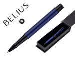 Roller Belius Turbo alumínio azul e preto. Tinta azul, caixa design.