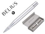 Roller Belius mm.toppable prateado. Tinta preta, caixa design.