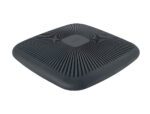 Almofada de Assento Leitz ergo Active Wobble, formato 55X360X360 mm. Cor cinza escuro.