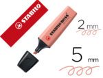 Marcador Fluorescente Stabilo Boss pastel 70 nature Colors Sienna.