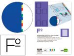 Separador Liderpapel De Plastico Folio Natural 10 Separadores