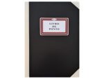 Livro de Ponto, formato A4, com 100 folhas.
