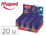 Apara Lápis Plástico Maped Connect Pixel Party com borracha.
