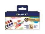 Aguarela Manley Acrilica 12 Ml Caixa De 12 Unidades Cores Sortidas