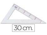 Esquadro Liderpapel Triangulo Plastico 30 Cm