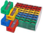 Apara Lápis Maped. Referência 80664. Formato 120 mm. Cores sortidas.