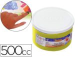 Pintura a Dedos Jovi 500 ml., cor amarelo.
