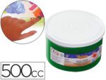 Pintura a Dedos Jovi 500 ml., cor verde.
