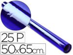 Papel Celofane Sadipal, medidas 50 X 65 cm. de 20 grs., cor azul.